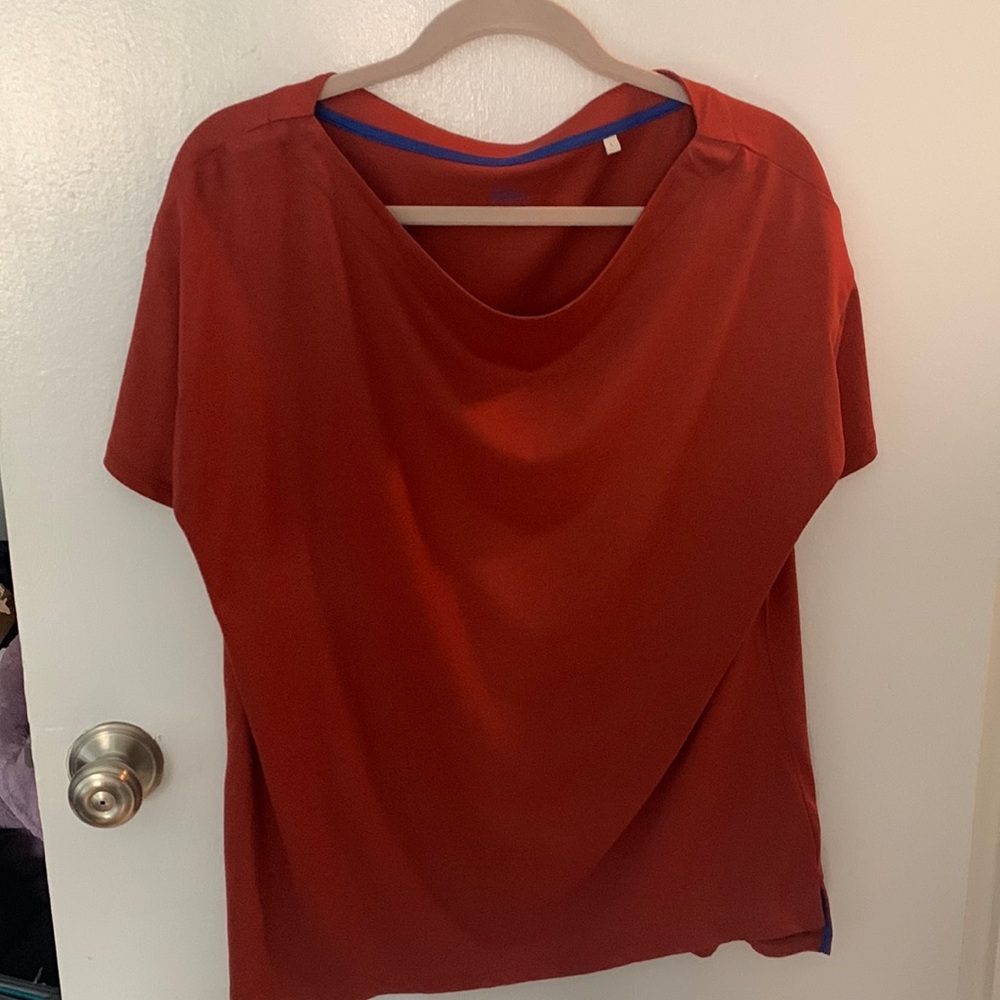 NWOT Boden Supersoft boatneck tee size L
